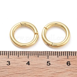 ラックメッキ真鍮ツイスタークラスプ  カドミウムフリー＆鉛フリー  長持ちメッキ  18KGP本金メッキ  15x2.5mm&nbsp;KK-G512-09A-G