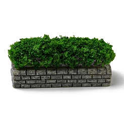 樹脂草プラットフォームのディスプレイ装飾  マイクロランドスケープガーデンの装飾  グリーン  30x11x13mm&nbsp;RESI-G070-03G