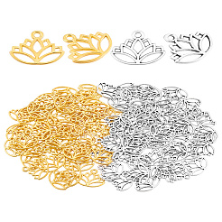 100pcs 2 Colors Tibetan Style Alloy Pendants&nbsp;FIND-LP0001-52