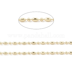 Brass Column & Round Ball Chains&nbsp;CHC-M025-58G