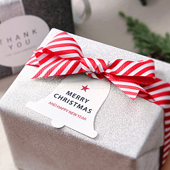 クリスマスハングタグシート  クリスマスハンギングギフトラベル  クリスマスパーティーのベーキングギフト  混合図形  カラフル  25.5x18cm&nbsp;X-DIY-I028-01