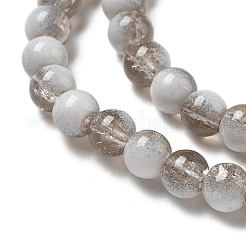 Crackle Glass Beads Strands&nbsp;GLAA-U001-6mm-06