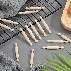 Mini Wooden Rolling Pin&nbsp;DJEW-OC0001-14