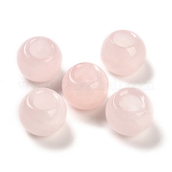 天然および合成の混合石ヨーロッパビーズ  大穴ビーズ  ラウンド  12x9.5~11mm  穴：5~6mm&nbsp;G-R488-01