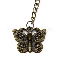 Tibetan Style Alloy Keychains&nbsp;KEYC-WH0025-025