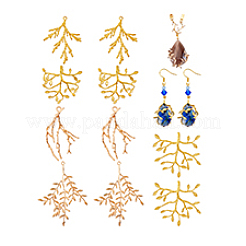 10Pcs 5 Styles Brass Pendants&nbsp;KK-PH0013-39