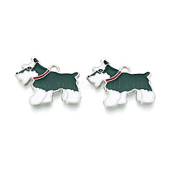 Rack Plating Alloy Enamel Pendants&nbsp;PALLOY-T075-159C