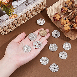 12Pcs Alloy Rhinestone Cabochons&nbsp;FIND-PH0026-39S