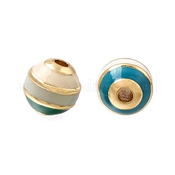Brass Enamel Beads&nbsp;KK-CBA0E55-02A-G