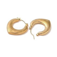 Heart 201 Stainless Steel Half Hoop Earrings for Women&nbsp;EJEW-G385-12G