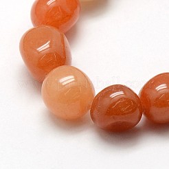 Natural Red Aventurine Nuggets Beads Strands&nbsp;G-L154-12