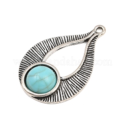Tibetan Style Alloy Pendants&nbsp;AL-CBA1187-12AS