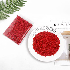 Baking Paint Glass Seed Beads&nbsp;SEED-US0003-4mm-K20
