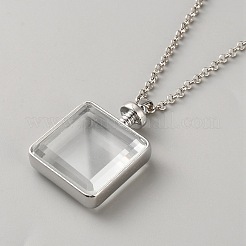 Alloy Locket Pendant Necklaces&nbsp;NJEW-WH0020-66A