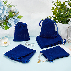 25Pcs Rectangle Velvet Drawstring Pouches&nbsp;TP-BBC0001-04A-01