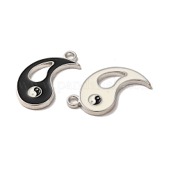 Alloy Enamel Split Pendants&nbsp;FIND-A038-40A-P