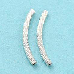 925 Sterling Silver Tube Beads&nbsp;STER-Q191-01A-S