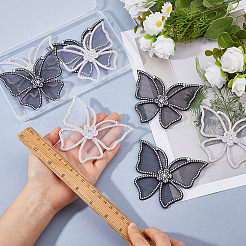 8Pcs 2 Colors Cloth Ornament Accessories&nbsp;FIND-FH0017-20