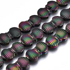 Electroplate Non-magnetic Synthetic Hematite Beads Strands&nbsp;G-T114-81