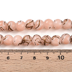 Baking Paint Glass Beads&nbsp;X1-DGLA-N010-8mm-02