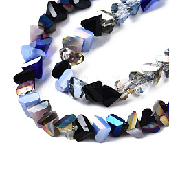 Electroplate Glass Beads Strands&nbsp;EGLA-N002-06F