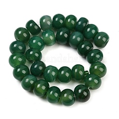 Dyed Natural Agate Beads Strands&nbsp;G-U030-A01-03