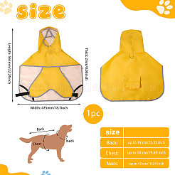 PU Pet Raincoat&nbsp;AJEW-WH0596-799