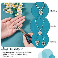 30Pcs 6 Style 304 Stainless Steel Pendant&nbsp;STAS-SZ0002-70P