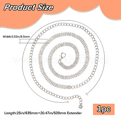Iron Waist Body Chain&nbsp;AJEW-WH20022-58P