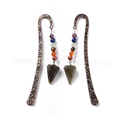 Natural Labradorite Bookmark&nbsp;AJEW-C025-01G