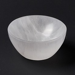 Natural Selenite Charging Bowl for Cleansing&nbsp;AJEW-E051-01A