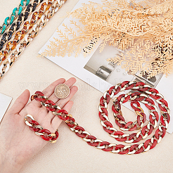 Transparent Acrylic Handmade Cable Chain&nbsp;AJEW-GF0001-92