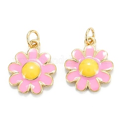 Brass Enamel Pendants&nbsp;KK-M220-04G
