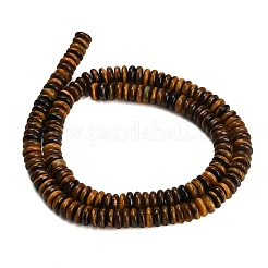 Natural Tiger Eye Beads Strands&nbsp;G-P354-02-2x6mm