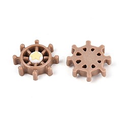 樹脂デコデンカボション  ギア  キャメル  24.2~25x24.2~25x7mm&nbsp;CRES-T025-09