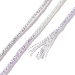 10かせ 6層ポリエステル刺繍フロス  クロスステッチの糸  セグメント染め  ゲインボロ  0.5mm  約8.75ヤード（8m）/かせ&nbsp;OCOR-K006-A16