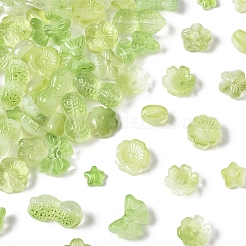 120Pcs 8 Styles Transparent Glass Beads&nbsp;DGLA-FS0001-17