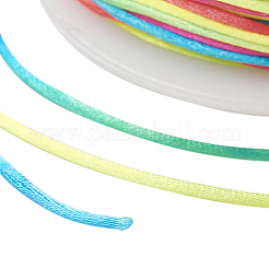 Nylon Satin Rattail Cords&nbsp;NWIR-JP0013-1.0mm-10