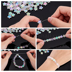 Eco-Friendly Transparent Acrylic Beads&nbsp;TACR-FH0001-01