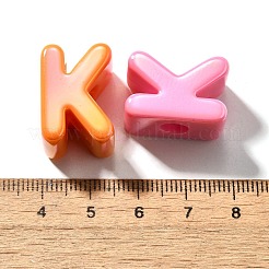 UV Plating Opaque Acrylic European Beads&nbsp;SACR-Z007-01K