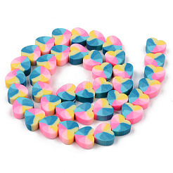 Handmade Polymer Clay Beads Strands&nbsp;X-CLAY-N008-002D