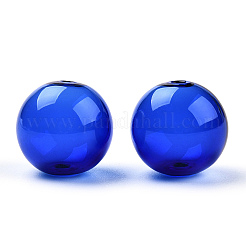 Transparent Blow High Borosilicate Glass Globe Beads&nbsp;GLAA-T003-09F
