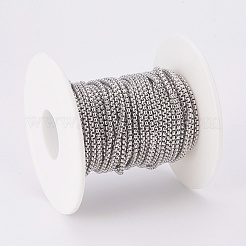 Tarnish Resistant 304 Stainless Steel Venetian Chains&nbsp;CHS-F003-04P-A