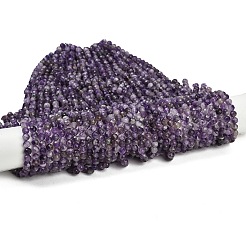 Natural Amethyst Beads Strands&nbsp;G-RM2025-B38-6mm
