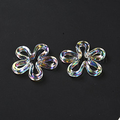 Plated UV Acrylic Beads&nbsp;TACR-S161-04