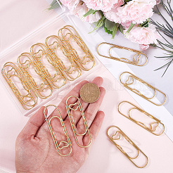 208Pcs Carbon Steel Pen Clips for Notebook Scrapbook&nbsp;FIND-SP0003-01G