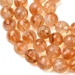 Natural Citrine Beads Strands&nbsp;GG-CBA59DD-C02-10mm