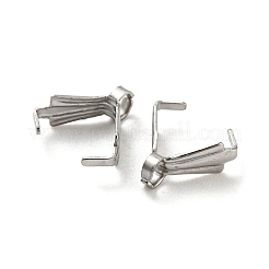 変色しない 316 サージカルステンレススチールペンダントピンチベイル  アイスピックピンチベイル  ステンレス鋼色  8x3mm  穴：1.5mm  ピン：1mm&nbsp;LS-STAS-Q310-04P