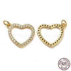 925 Sterling Silver Micro Pave Cubic Zirconia Charms&nbsp;STER-I010-21G