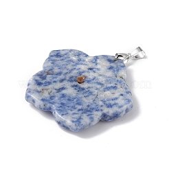 Natural Blue Spot Jasper Big Pendants&nbsp;G-B040-01P-08